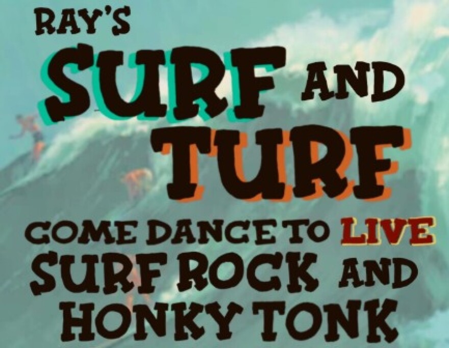 Banner for Ray's Surf and Turf in Highland Park.