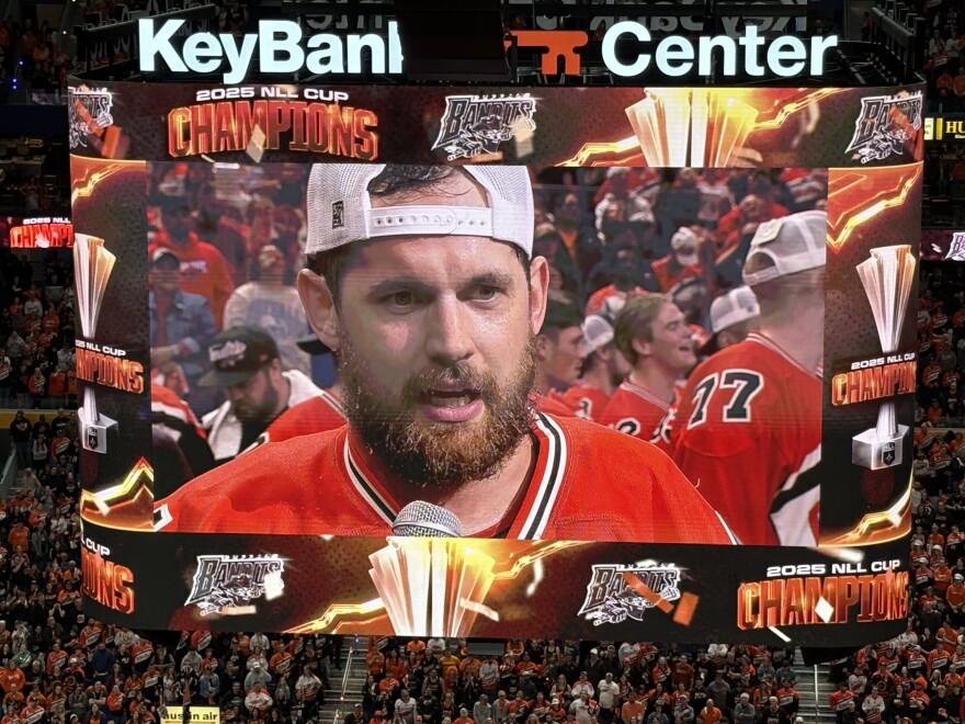 Buffalo Bandits forward Ian MacKay took him the 2025 NLL Finals MVP award after tallying 7 goals and 5 assists in the three game