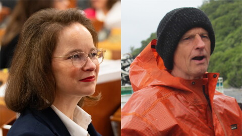 Rep. Sarah Vance (left) and Brent Johnson (right)