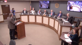 Tim Gatz, executive director of the Oklahoma Department of Transportation, updates his board about budget concerns during the governing board's monthly meeting on Monday, Oct. 6, 2025 in Oklahoma City.