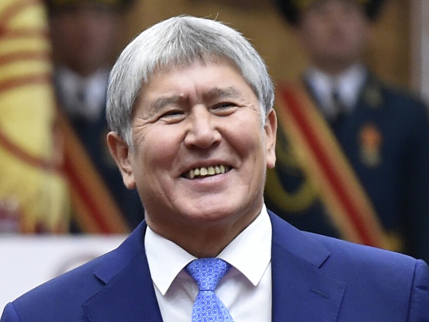 Almazbek Atambayev served as Kyrgyzstan's president from 2011 to 2017.