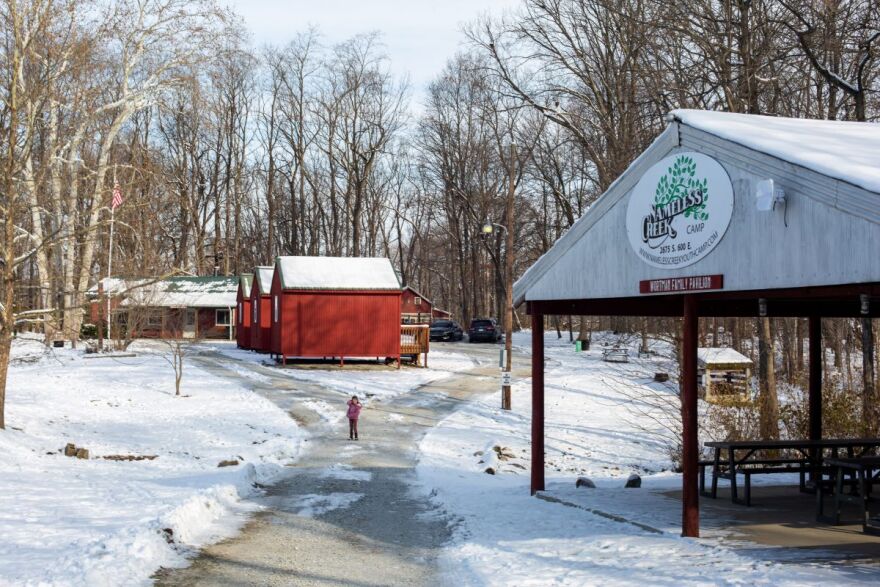 Nature’s Gift is located on a 12-acre youth camp surrounded by woods.