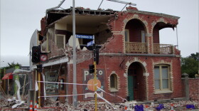 Brick or unreinforced concrete buildings could crumble in an earthquake, like this one in Christchurch, New Zealand, in 2011.