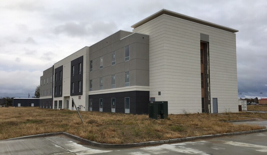 The Trump Organization is building a new hotel at this site in the Mississippi Delta.