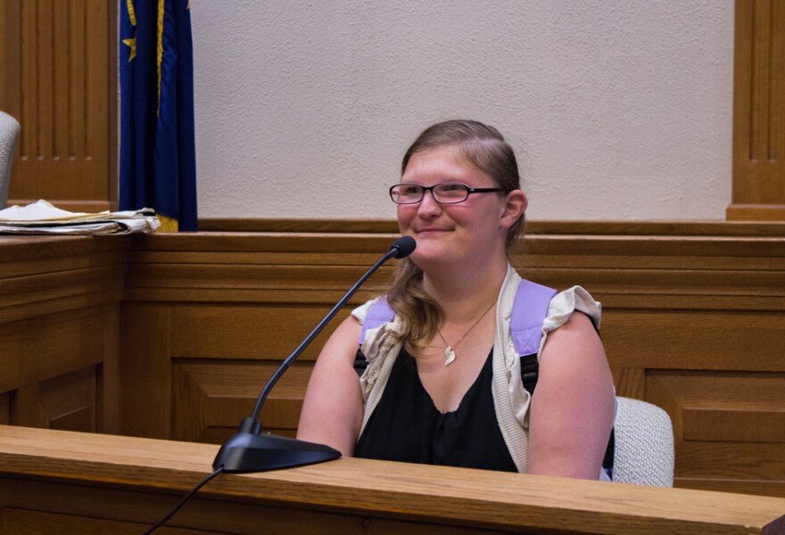 Jamie Beck has an intellectual disability, and was placed into a nursing home at age 19 after both her parents passed away. She's made dramatic progress in the years since.