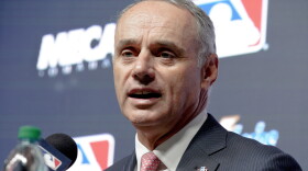 Major League Baseball Commissioner Rob Manfred at a June 2018 event.
