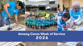 Amway Cares week of service 2026
