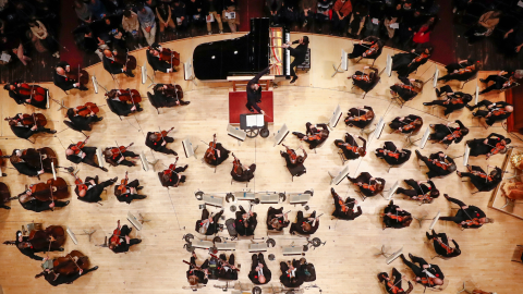 Boston Symphony Orchestra at Symphony Hall, Thursday, March 19, 2026, in Boston. Andris Nelsons, conductor Yunchan Lim, piano.