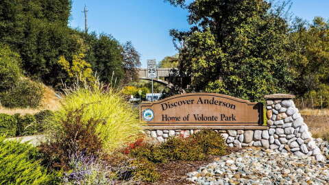 The City of Anderson, south of Redding.