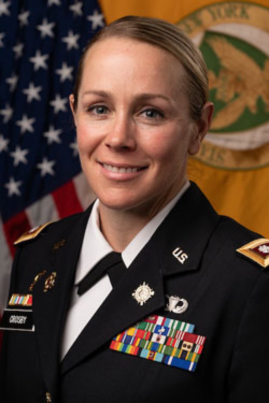 Lieutenant Colonel Cassandra Crosby is a professor of military science and ROTC department chair at SUNY Brockport.