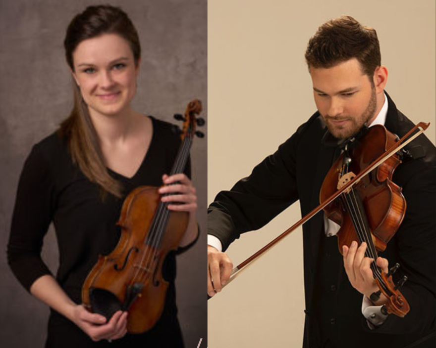 Jeanelle Thompson, RPO Principal Second Violin & Joshua Newberger, RPO Principal Viola