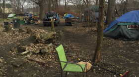 Volunteers helped clear out what's left of Second Chance Village.