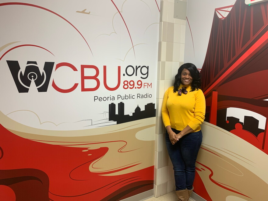 Peoria attorney Yolanda Riley poses for a portrait inside the WCBU newsroom.