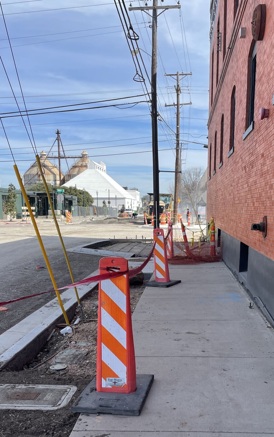 Road construction near Magnolia Silos nears completion ahead of Spring at the Silos