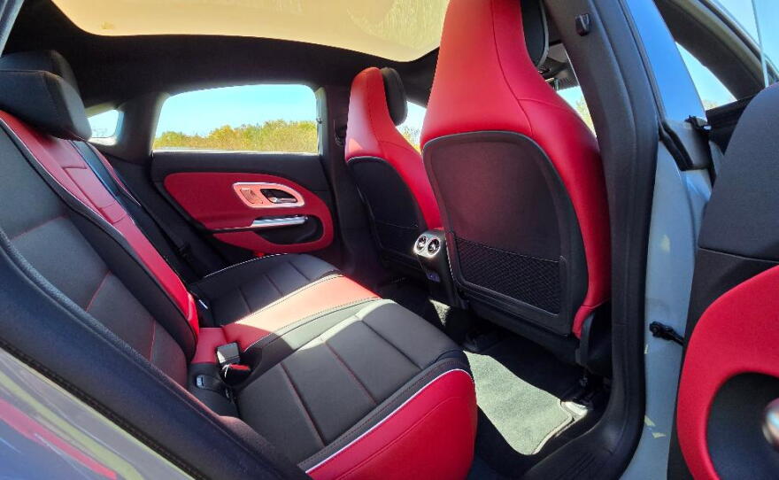 2027 Mercedes-Benz CLA 250+ rear seat