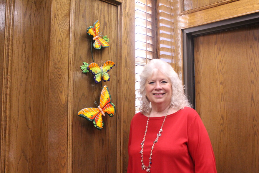Lubbock County Clerk Kelly Pinion at the Lubbock County Courthouse in Lubbock, Texas, on Thursday, Oct. 22, 2026.