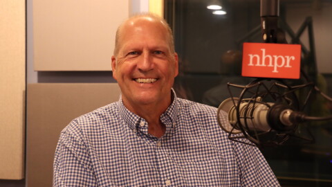 John E. Sununu, a Republican candidate for U.S. Senate in New Hampshire, during an interview at New Hampshire Public Radio on Aug. 27, 2026.