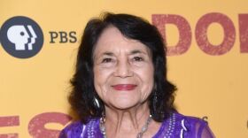 NEW YORK, NY - AUGUST 21: Activist Dolores Huerta attends the "Dolores" New York Premiere at The Metrograph on August 21, 2017 in New York City. (Photo by Jamie McCarthy/Getty Images)