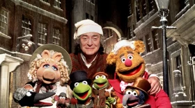 Michael Caine gathers with the Muppets for a very festive Christmas.