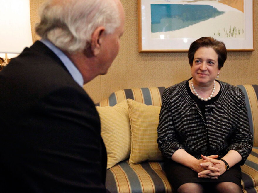Supreme Court nominee Elena Kagan meets Thursday with Sen. Benjamin Cardin (D-MD) on Capitol Hill.