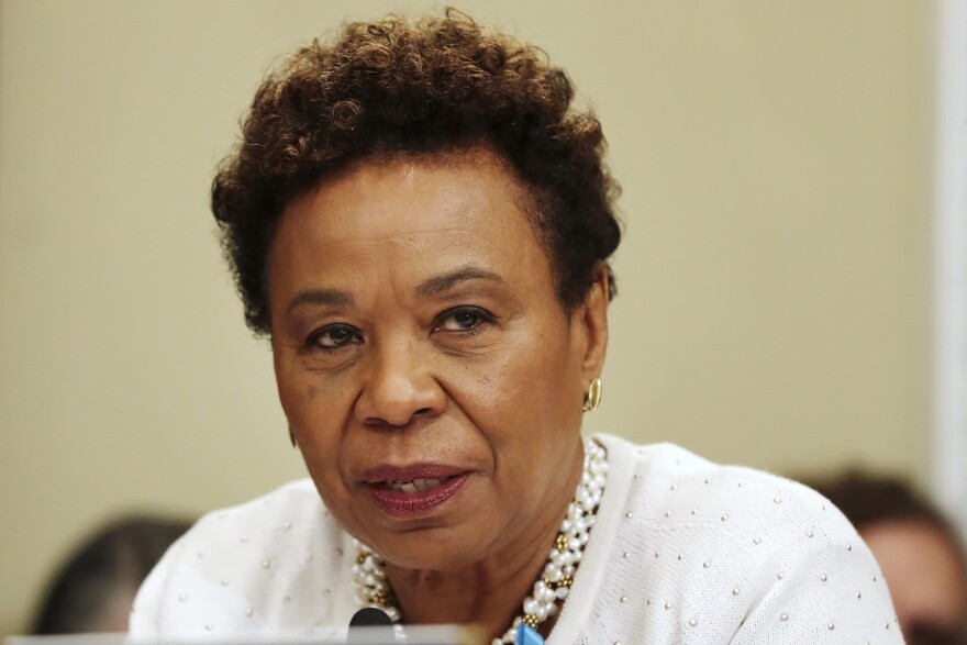 Rep. Barbara Lee on Capitol Hill in Washington on May 24, 2017. (Jacquelyn Martin/AP)