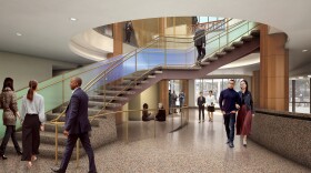 New Stevens Center lobby