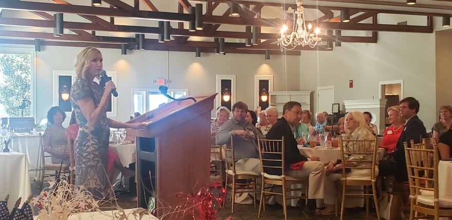 Kelley Paul speaks to the Women's Republican Club of Louisville and Jefferson County.