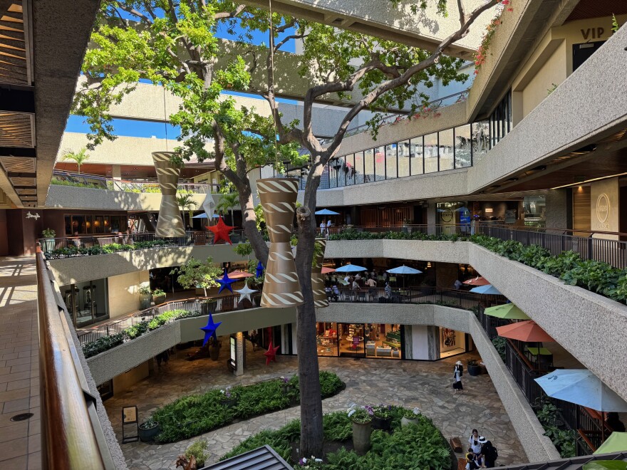 The Royal Hawaiian Center is located in Waikīkī on Oʻahu.