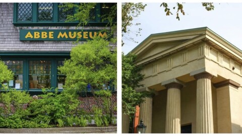 Abbe Museum and Brown University museum facades