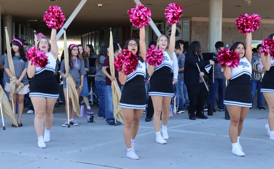 The GRHS Spiritline showcased school spirit with its performances.