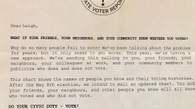 People across Indiana are contacting the Secretary of State's office to report they’ve received letters that claim to be voting record audits.