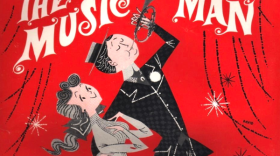 The Music Man Broadway program art