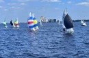 River Romp challenges sailors to test their skills in a dynamic racing environment while fostering sportsmanship, teamwork, and growth. As an official Junior Olympic regatta, the event provides sailors with the opportunity to compete at a high level, gain valuable racing experience, and connect with the broader US Sailing community.