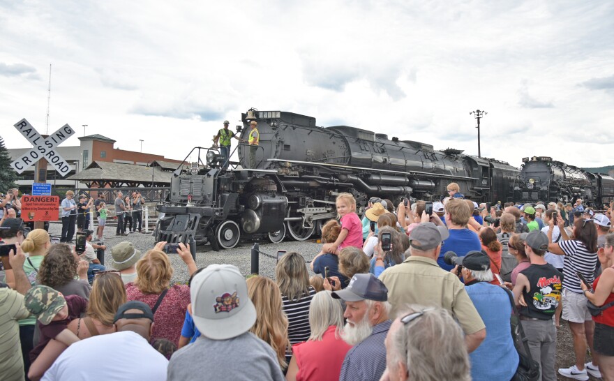 Union Pacific locomotive 4014, seen at center, generated an estimated $16 million to $17 million economic impact throughout Northeast Pennsylvania during its two-week visit to Steamtown National Historic Site,The Greater Scranton Chamber of Commerce said Tuesday. The park saw over 111,000 visitors between June 15 and the morning of July 1, Steamtown officials said.