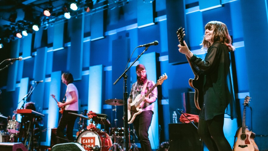 Hop Along performing at World Cafe Live in Philadelphia.