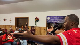 Cameo Profit directs some of the choir members at a recent rehearsal leading up to Friday night’s concert and live recording.