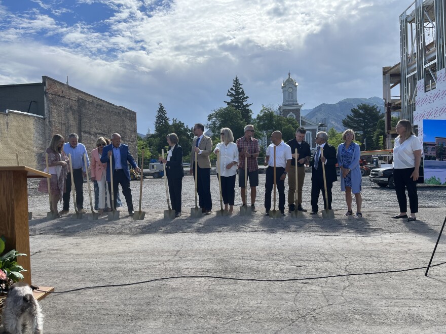 Groundbreaking ceremony in Logan