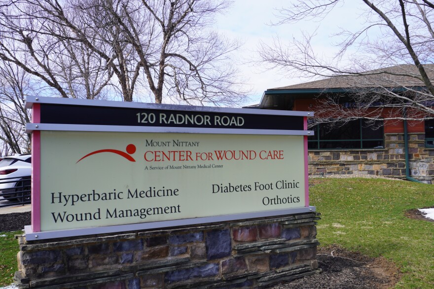 The Mount Nittany Center for Wound Care is one of several in Centre County that charges facility fees for certain services. 