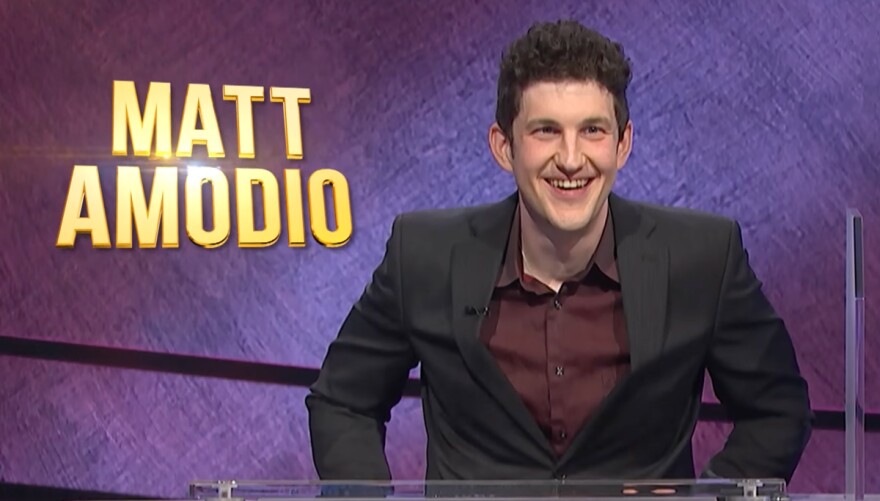 Reigning Jeopardy! champion and Ohio native Matt Amodio returns tonight with 18 straight wins and is the third-winningest contestant in show history.