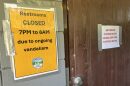 Oregon State Parks closed the men’s restroom at Agate Beach State Recreation Site in Newport after it was damaged extensively over the weekend. It had already been closed nightly because of vandalism issues.