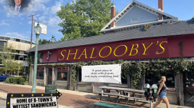 Jeff LaFave (BTown Moose) photoshopped "Shalooby's" onto a picture of Cafe Pizzaria, which closed in August.