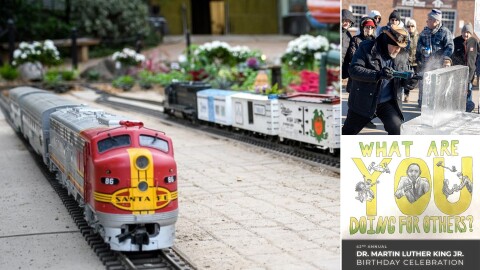 The Train Show at the Domes, West Bend Winter festival and MLK birthday celebration are just a few things happening around the area.