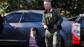 U.S. Border Patrol Commander looks on in Charlotte, N.C.