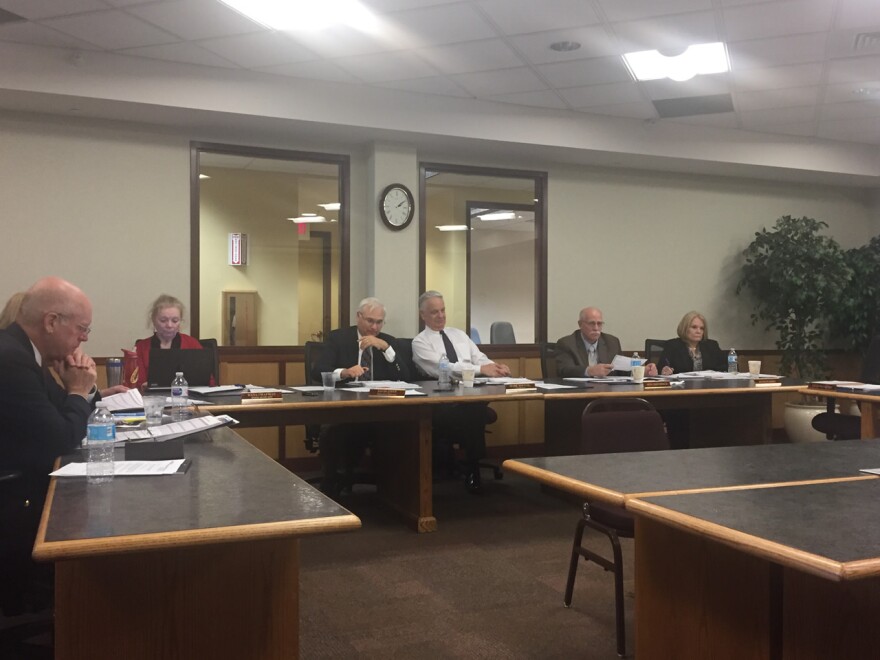 The Montana Board of Investments meets in Helena, April 3, 2018. They received a new report that said state pension fund assets could fall short of previous expectations.