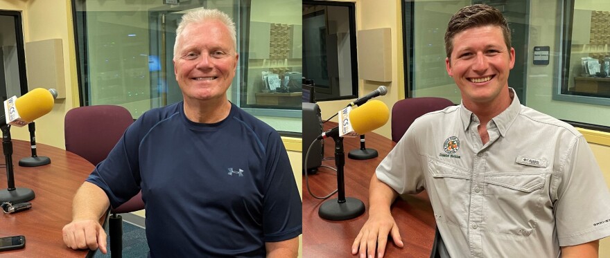 Hibiscus Children's Center CEO Matt Markley (L); and Indian River County Sea Turtle Specialist Quintin Bergman.jpg