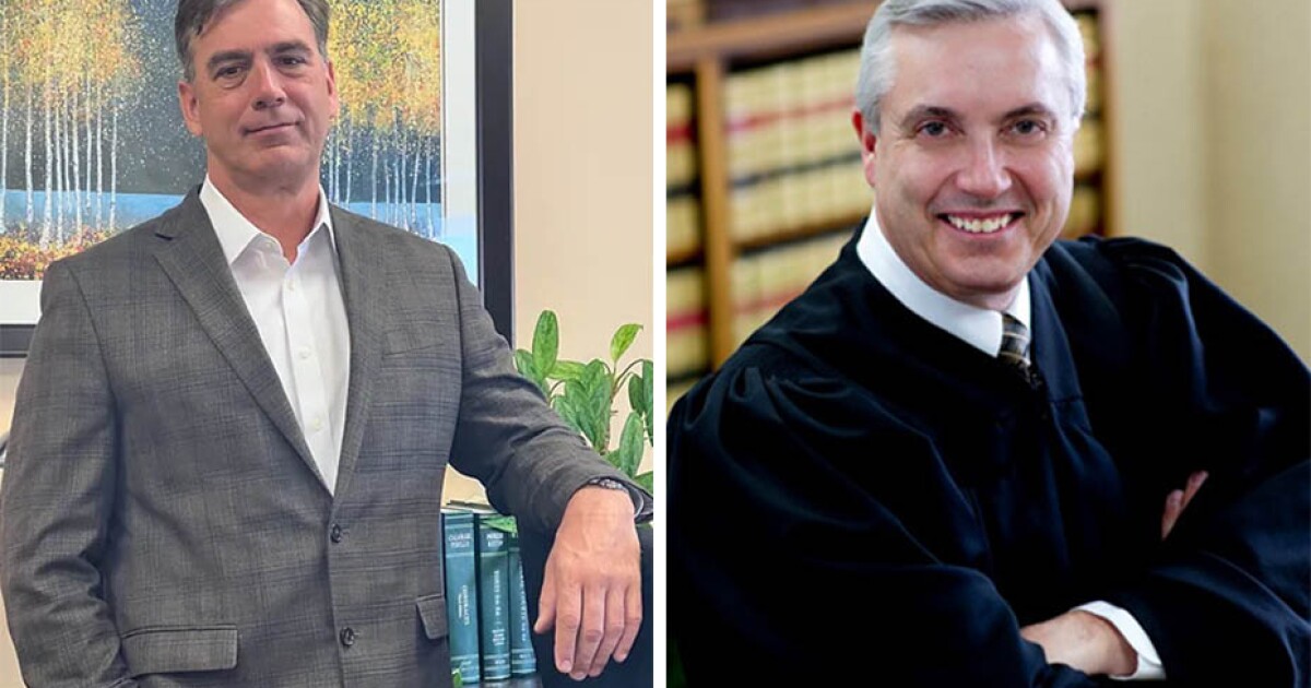 Longtime Justice Jim Rice faces attorney Bill D #39 Alton for seat on