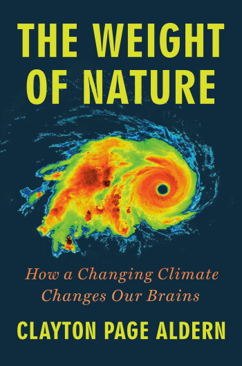The book cover of "The Weight of Nature" by Clayton Page Aldern. 