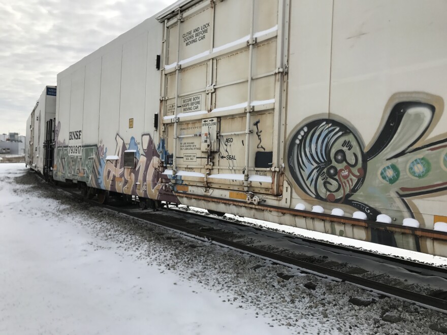 Rail cars at Ohio Commerce Park