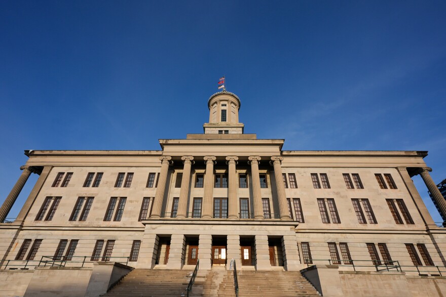 The Tennessee Capitol is seen, Jan. 22, 2024, in Nashville, Tenn.