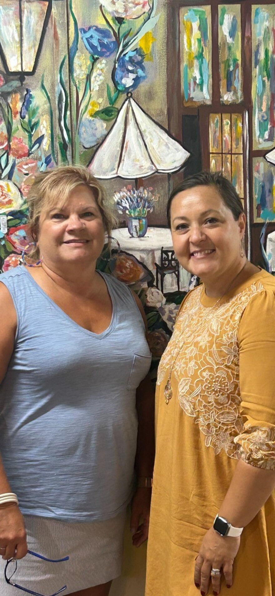 Left to Right-Berea Chamber of Commerce President Shelley Wolfe-Chamber Manager-Debra Warford